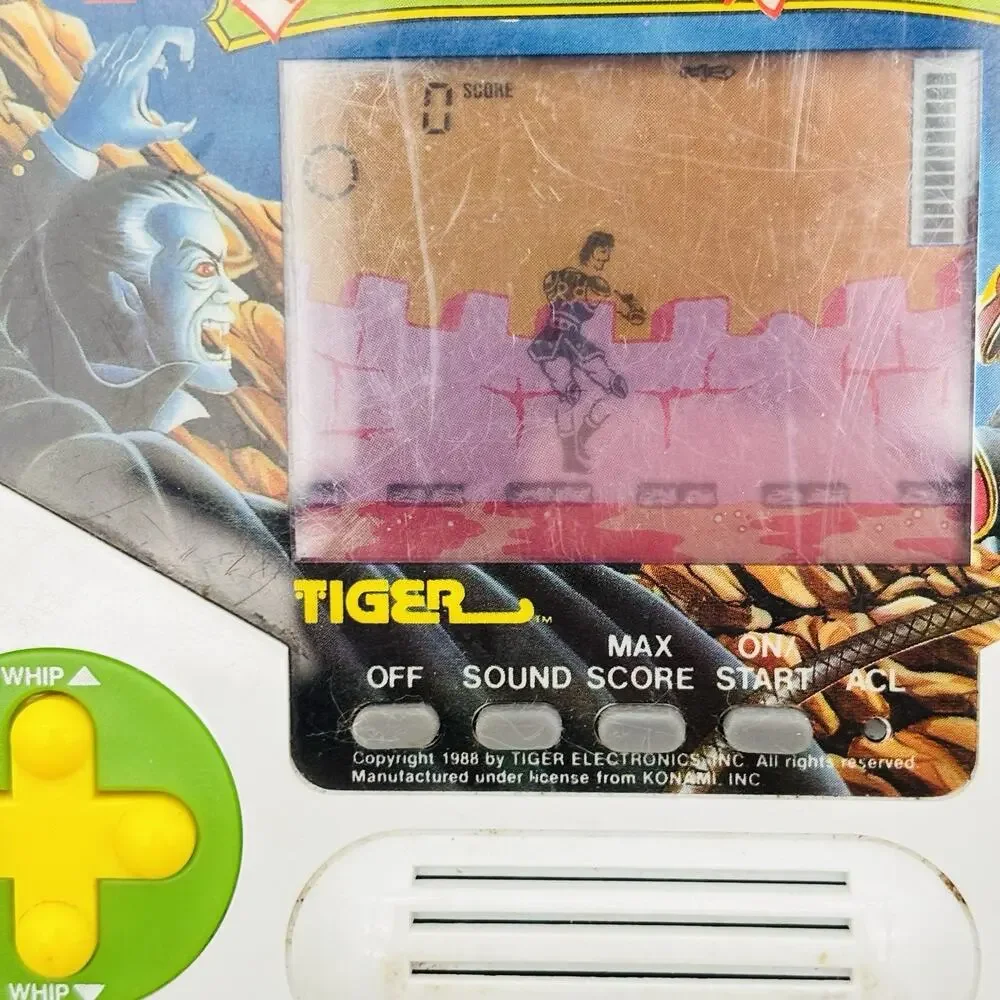 Tiger Electronics Castlevania II Simons Quest Handheld Game 1988- Tested, Works!